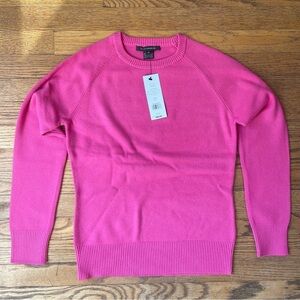NEW French Connection Cosysoft Raglan Crew Sweater Prosecco Pink Medium NWT
